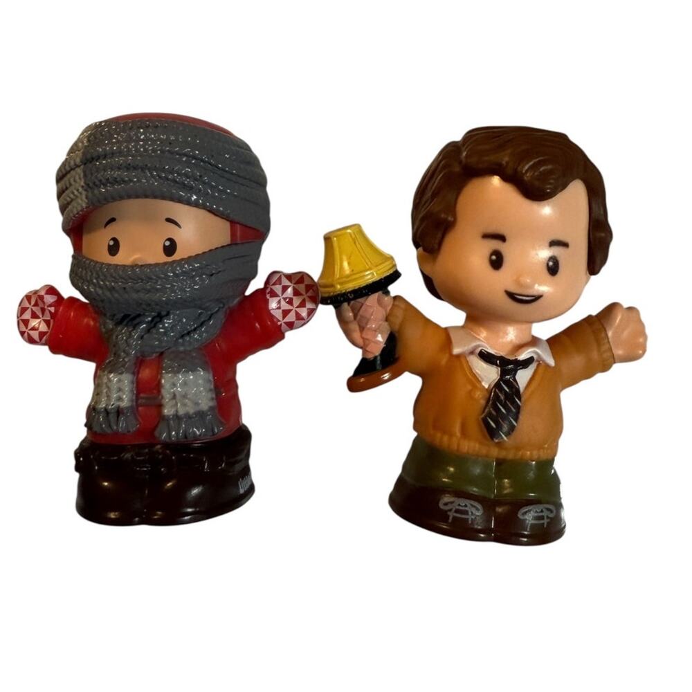 Fisher-Price Little People A Christmas Story Dad & Randy Leg Lamp Movie Figures